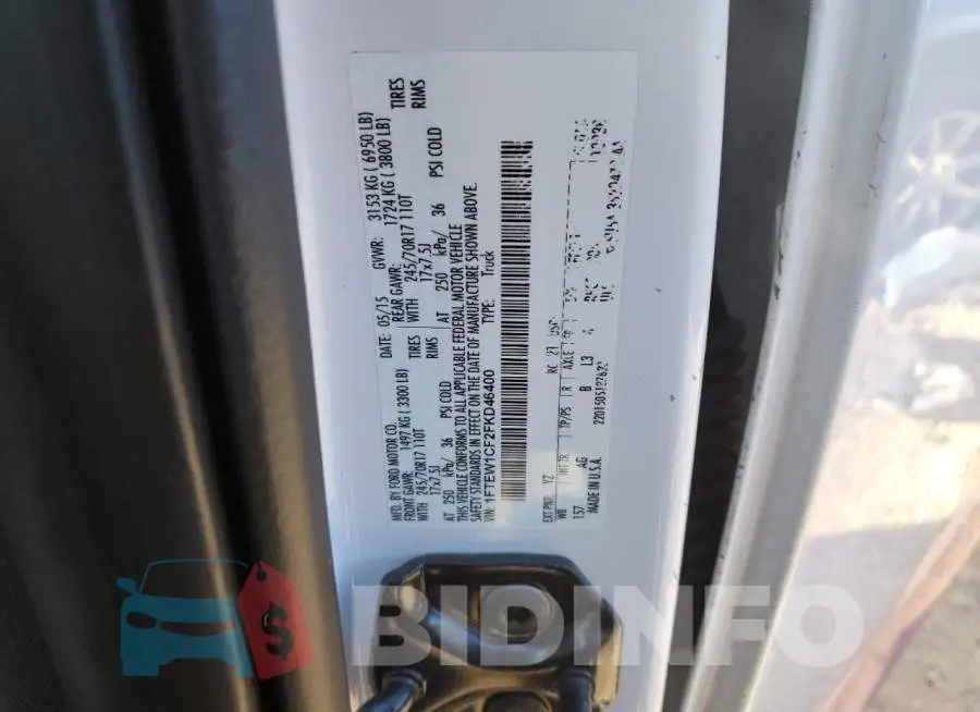 1FTEW1CF2FKD46400 Photo# 12