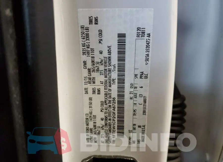 1FTEW1CP2GFA67256 Photo# 12