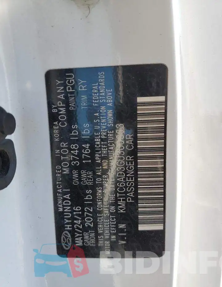 KMHTC6AD3GU300333 Photo# 13