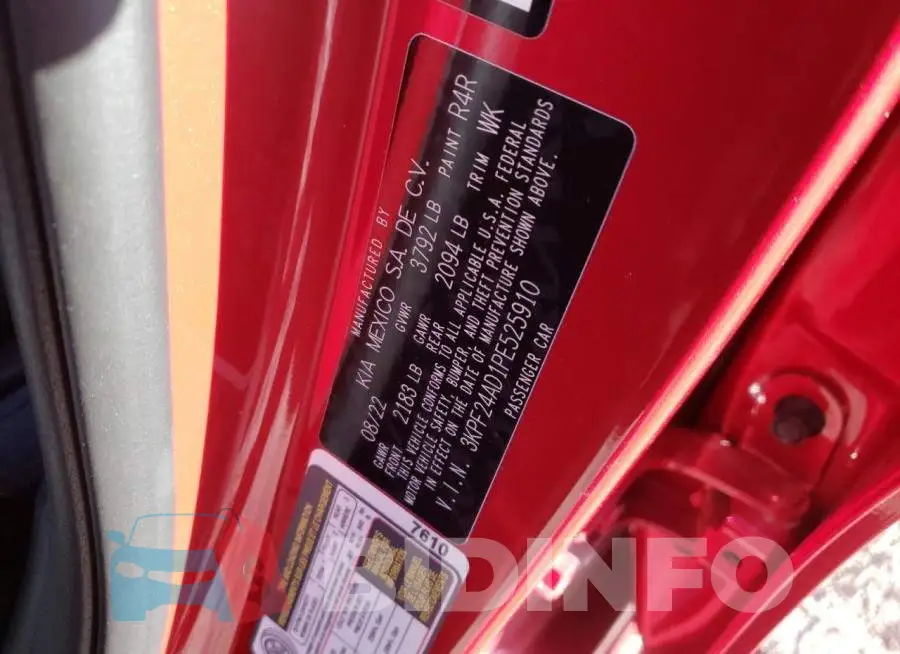 3KPF24AD1PE525910 Photo# 12