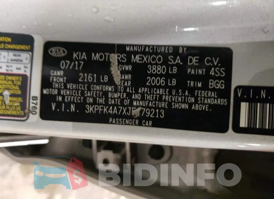 3KPFK4A7XJE179213 Photo# 12