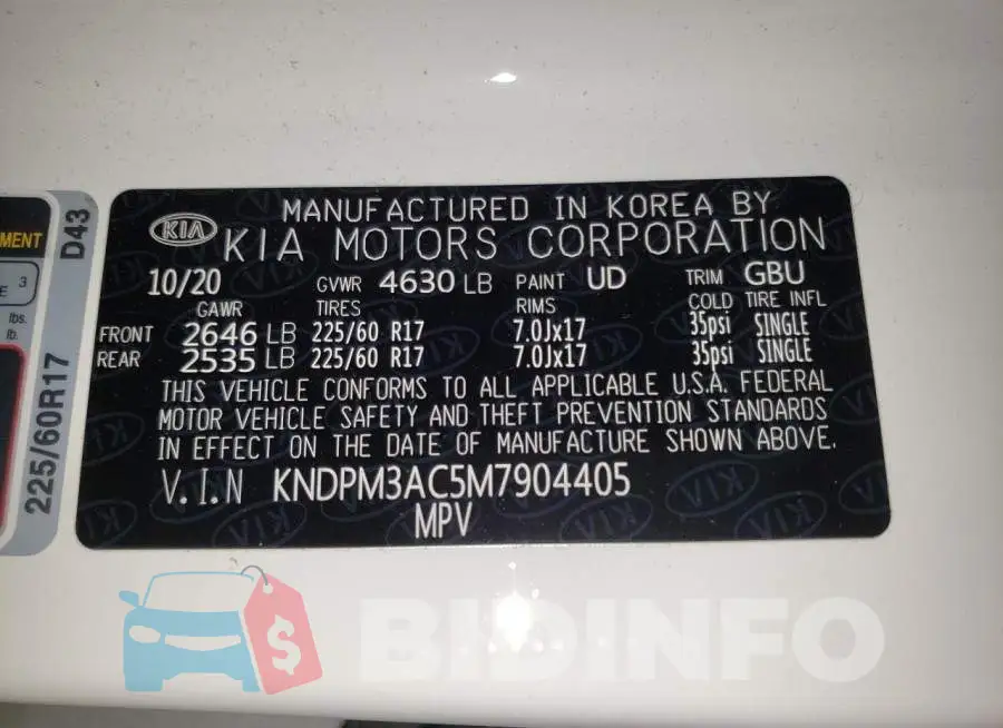 KNDPM3AC5M7904405 Photo# 12