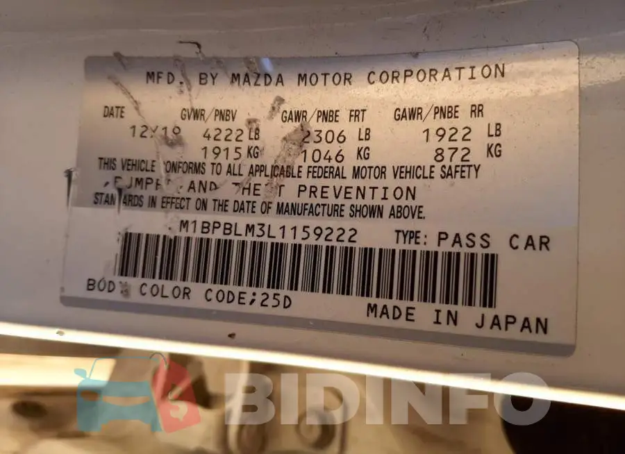 JM1BPBLM3L1159222 Photo# 12