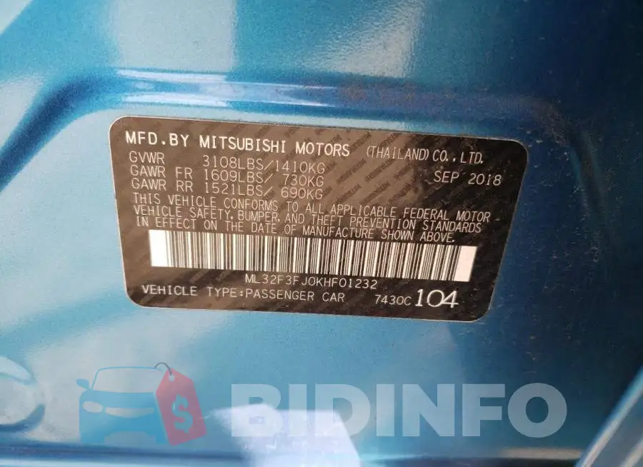 ML32F3FJ0KHF01232 Photo# 13