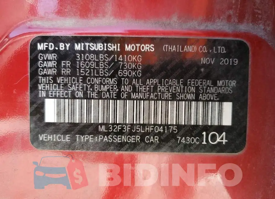 ML32F3FJ5LHF04175 Photo# 13