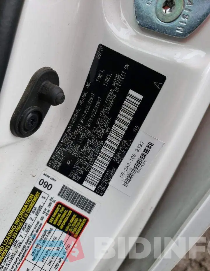 5TDZZ3DC3LS071794 Photo# 13