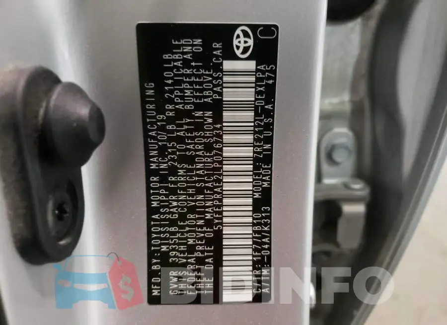 5YFEPRAE2LP076734 Photo# 10
