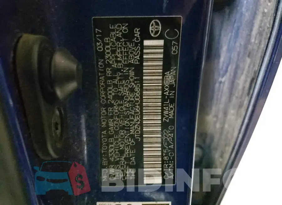 JTDZN3EU6HJ068511 Photo# 12