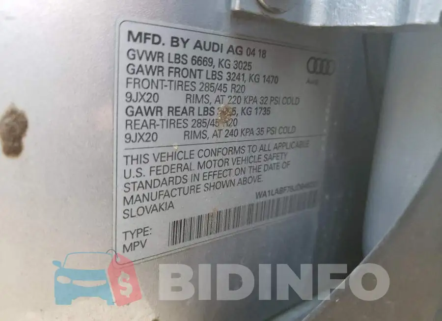 WA1LABF78JD040227 Photo# 13