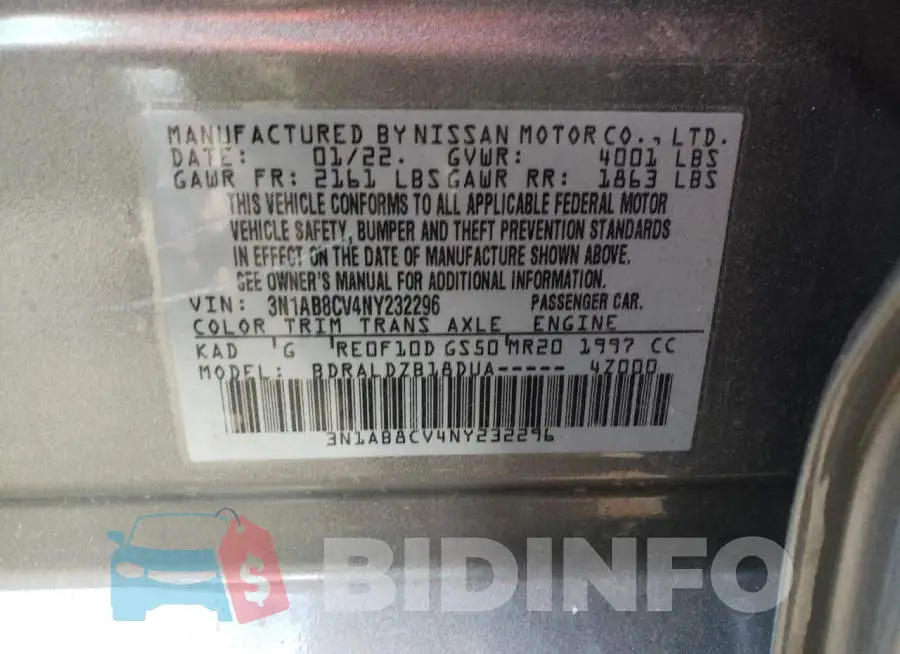 3N1AB8CV4NY232296 Photo# 12