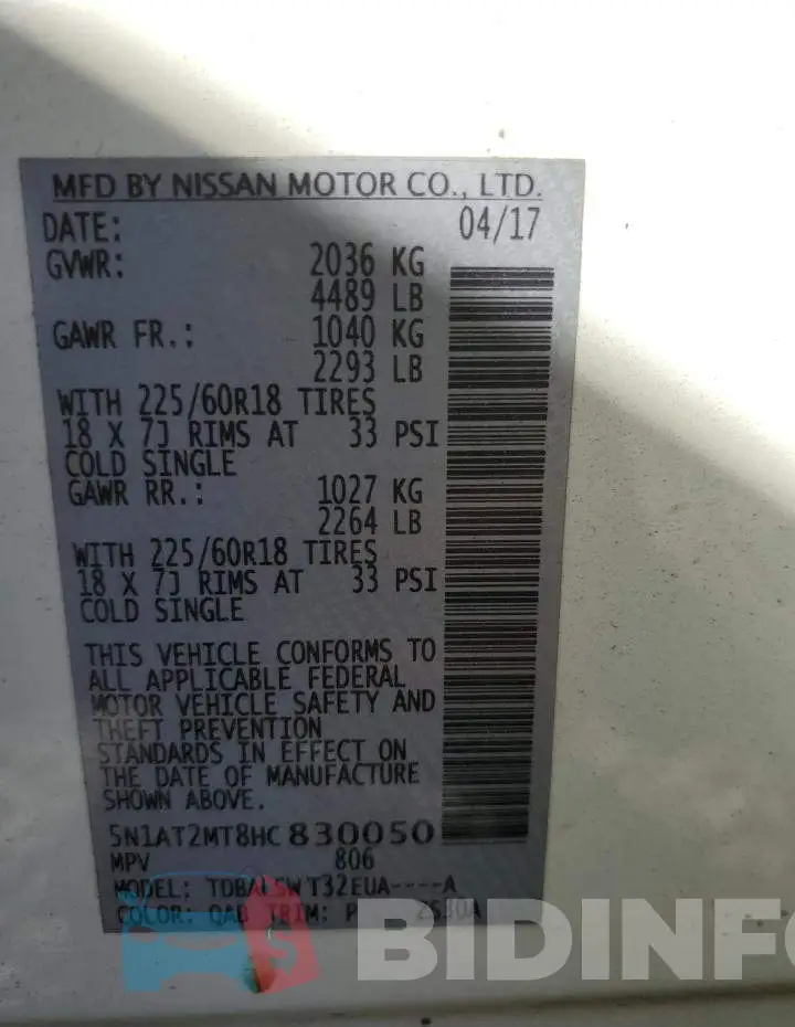 5N1AT2MT8HC830050 Photo# 10