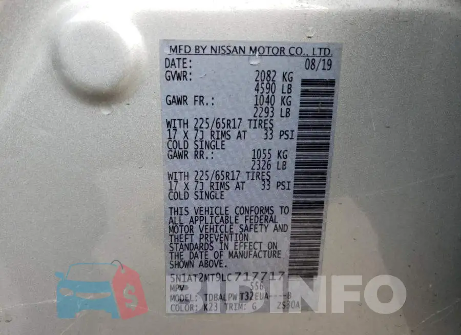 5N1AT2MT9LC717717 Photo# 14