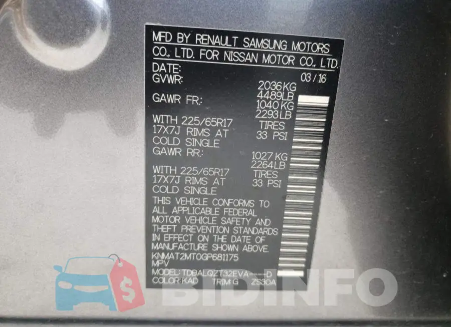 KNMAT2MT0GP681175 Photo# 10