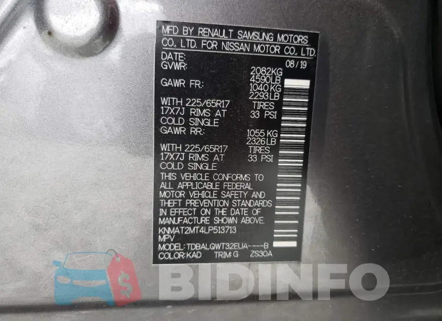 KNMAT2MT4LP513713 Photo# 10