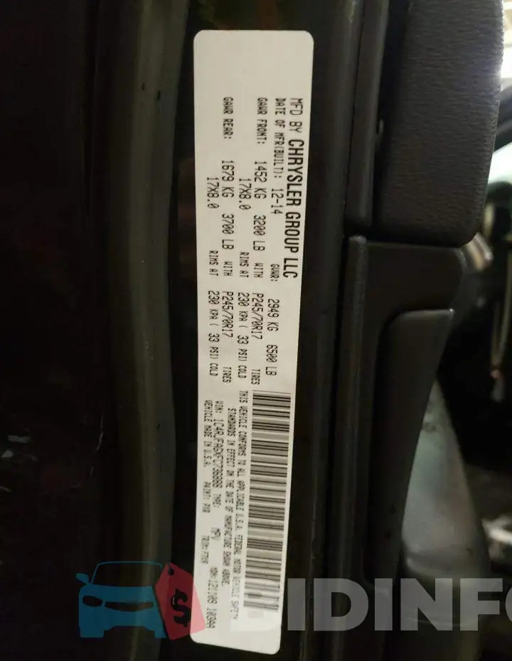 1C4RJFAGXFC736888 Photo# 12