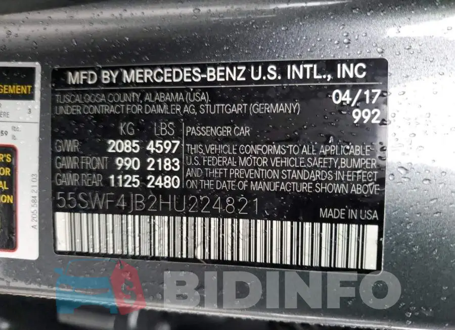55SWF4JB2HU224821 Photo# 12