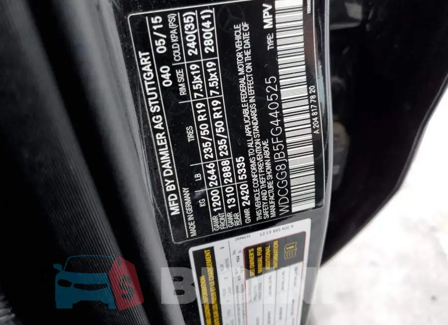 WDCGG8JB5FG440525 Photo# 12