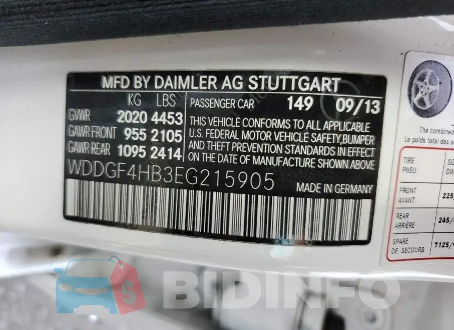 WDDGF4HB3EG215905 Photo# 12