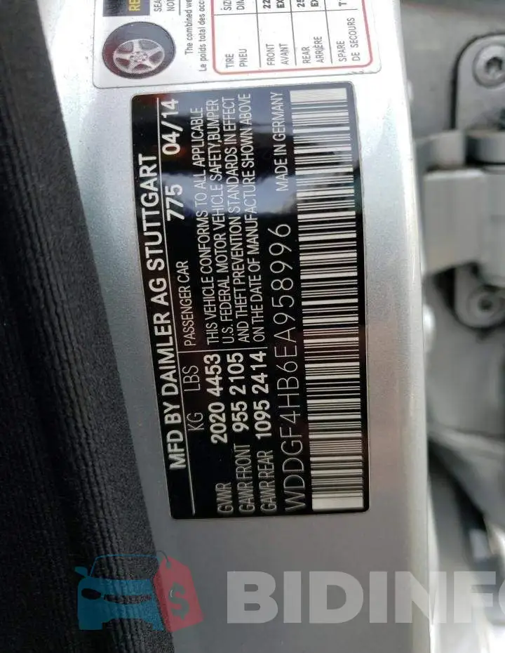 WDDGF4HB6EA958996 Photo# 12