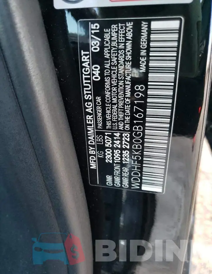 WDDHF5KB0GB167198 Photo# 13