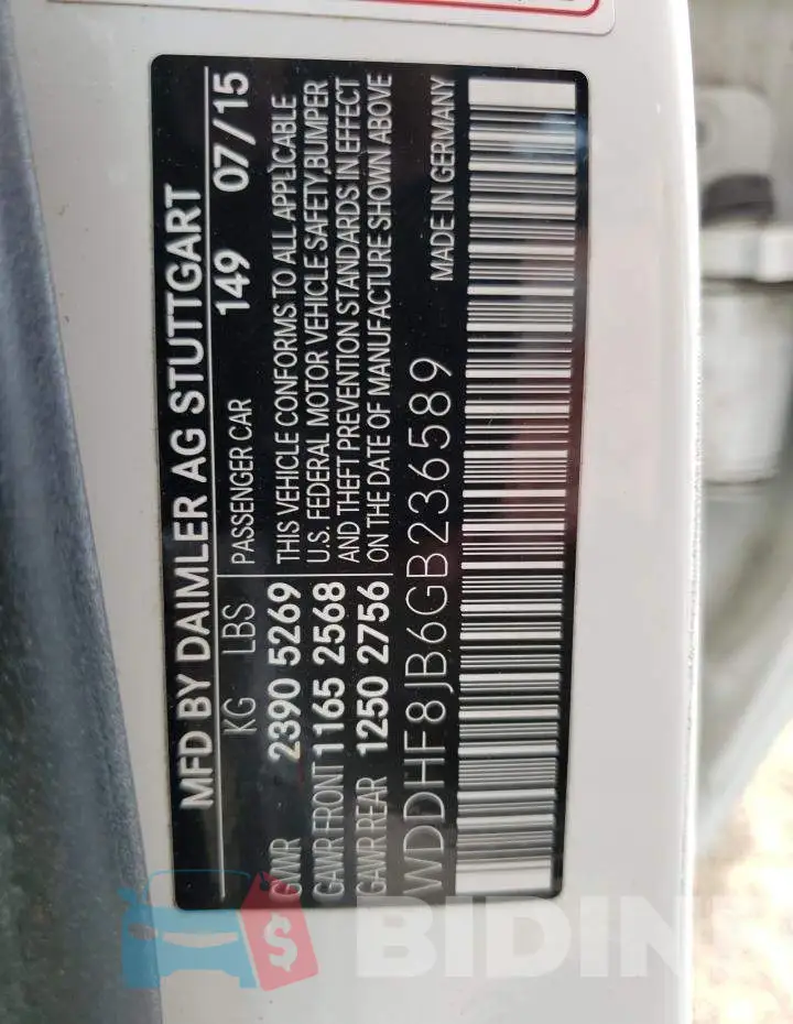 WDDHF8JB6GB236589 Photo# 10