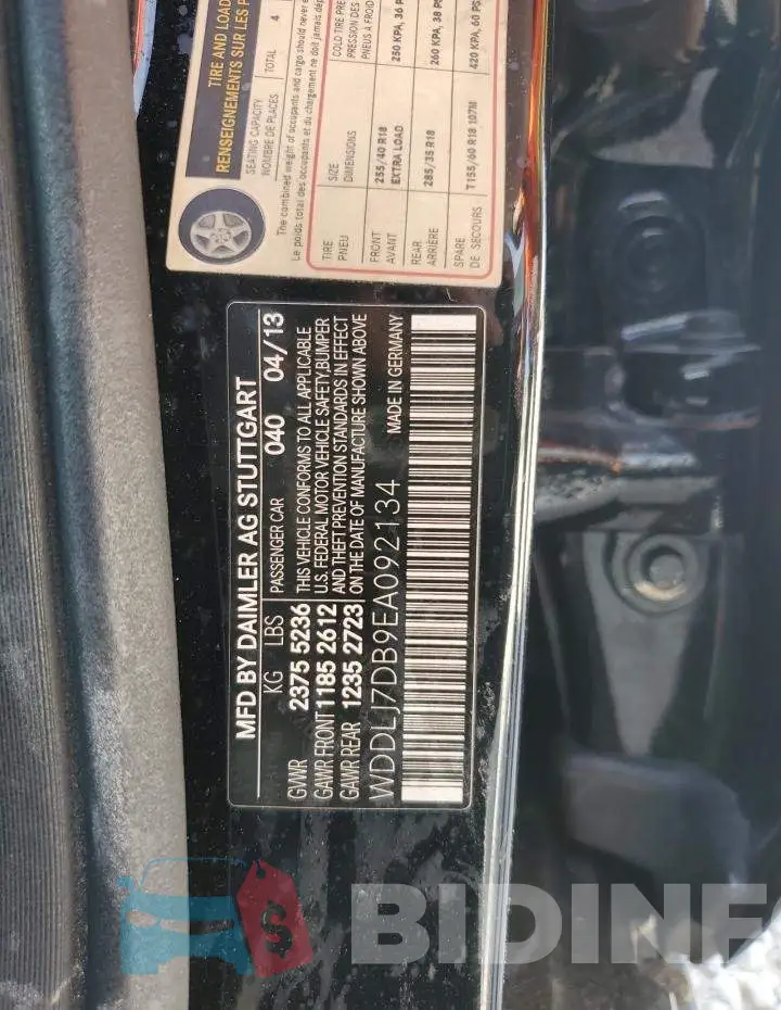 WDDLJ7DB9EA092134 Photo# 12