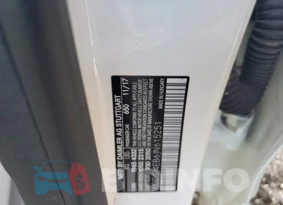 WDDSJ4EB6JN615251 Photo# 12
