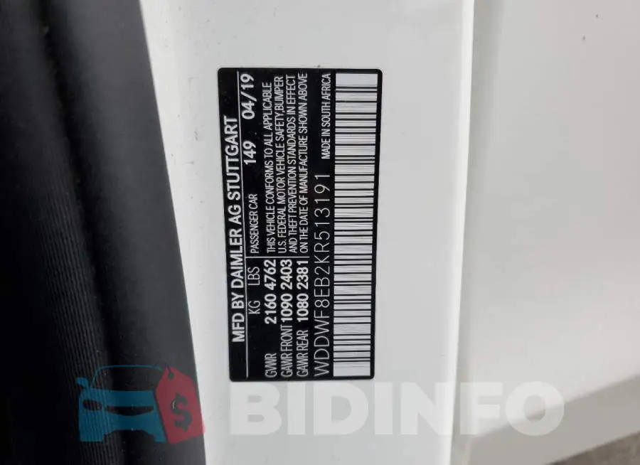 WDDWF8EB2KR513191 Photo# 12