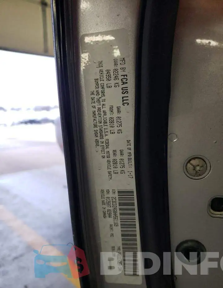 2C3CDZAG8HH561169 Photo# 12