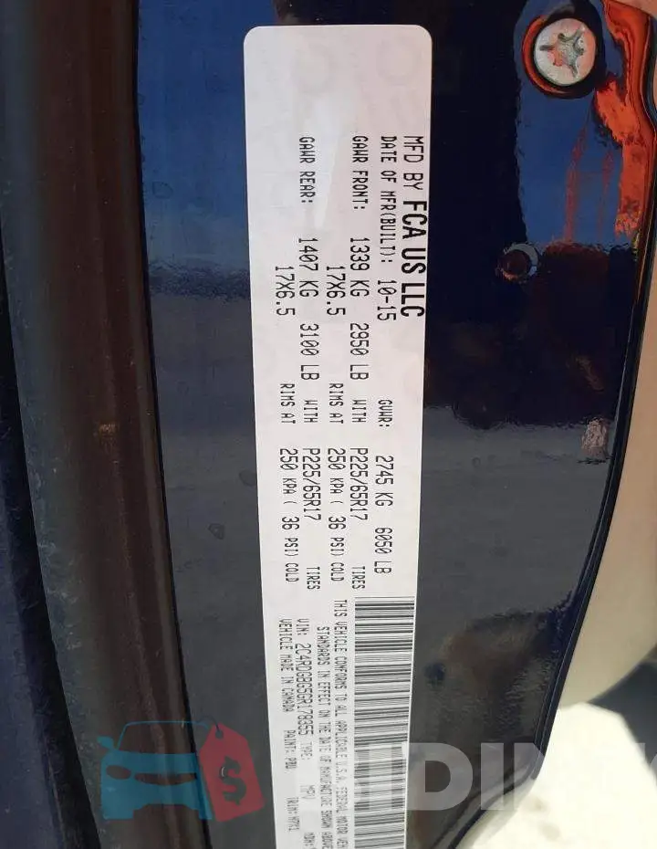 2C4RDGBG5GR178355 Photo# 13