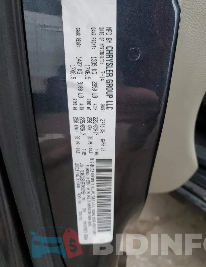 2C4RDGBG8ER451950 Photo# 14