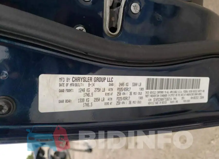 3C4PDCABXFT536714 Photo# 10
