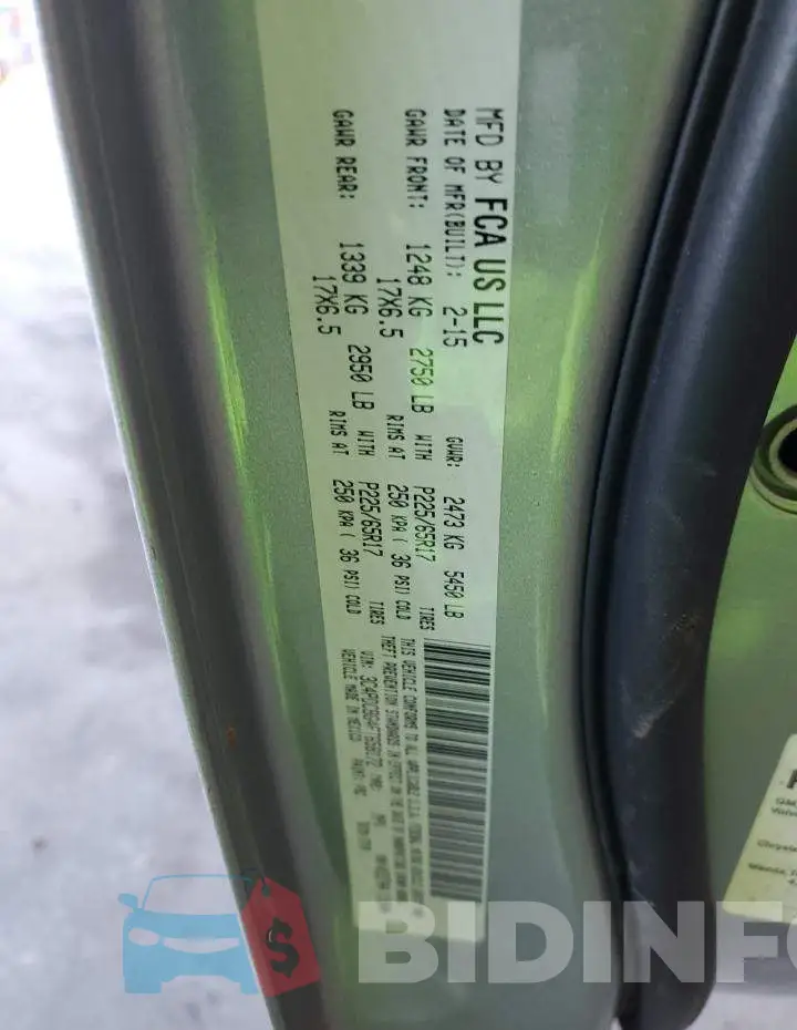 3C4PDCBG4FT658172 Photo# 13
