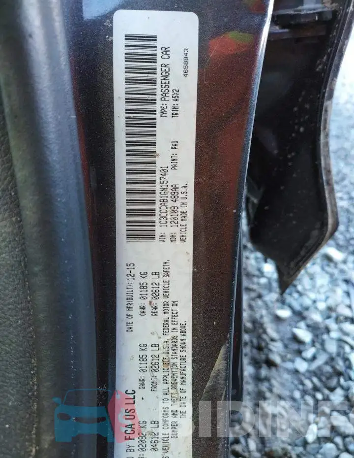 1C3CCCAB1GN157401 Photo# 12