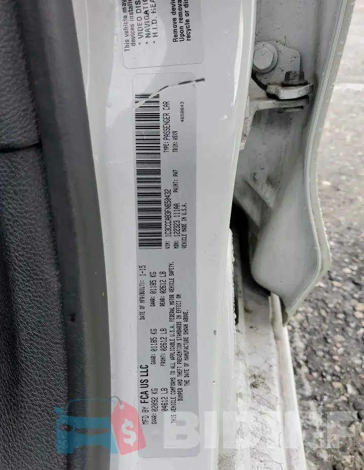 1C3CCCAB3FN650432 Photo# 12