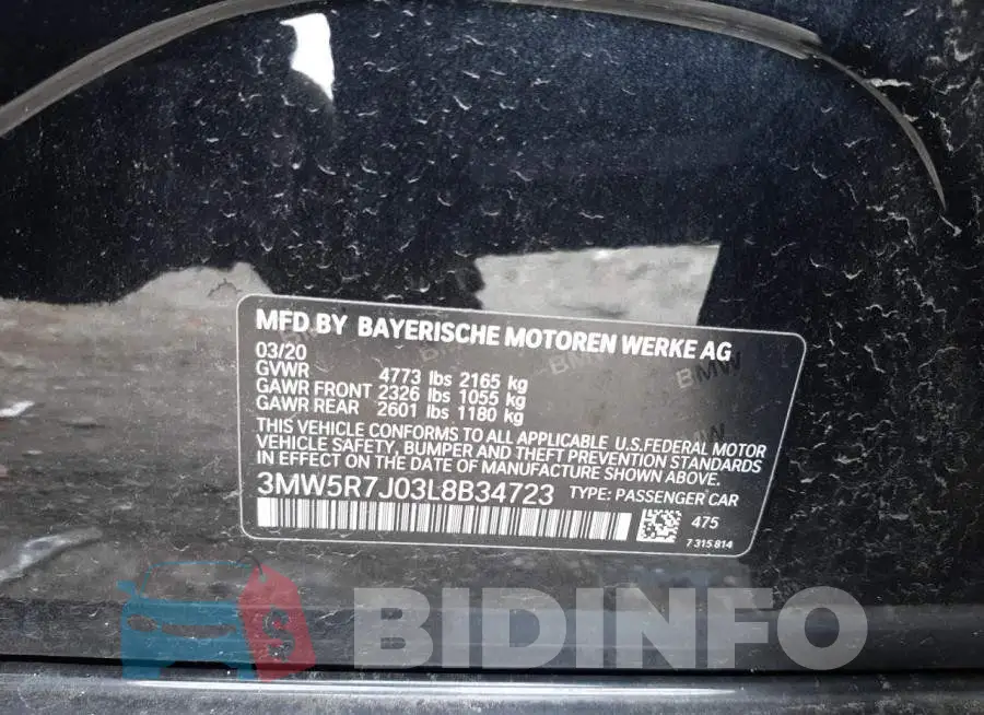 3MW5R7J03L8B34723 Photo# 12