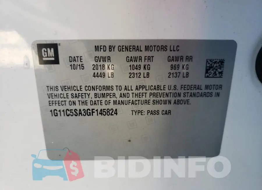 1G11C5SA3GF145824 Photo# 10