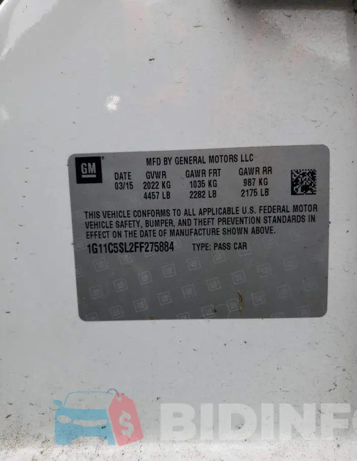 1G11C5SL2FF275884 Photo# 12