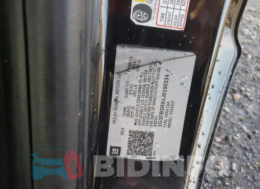 1G1FB1RX5J0190334 Photo# 12
