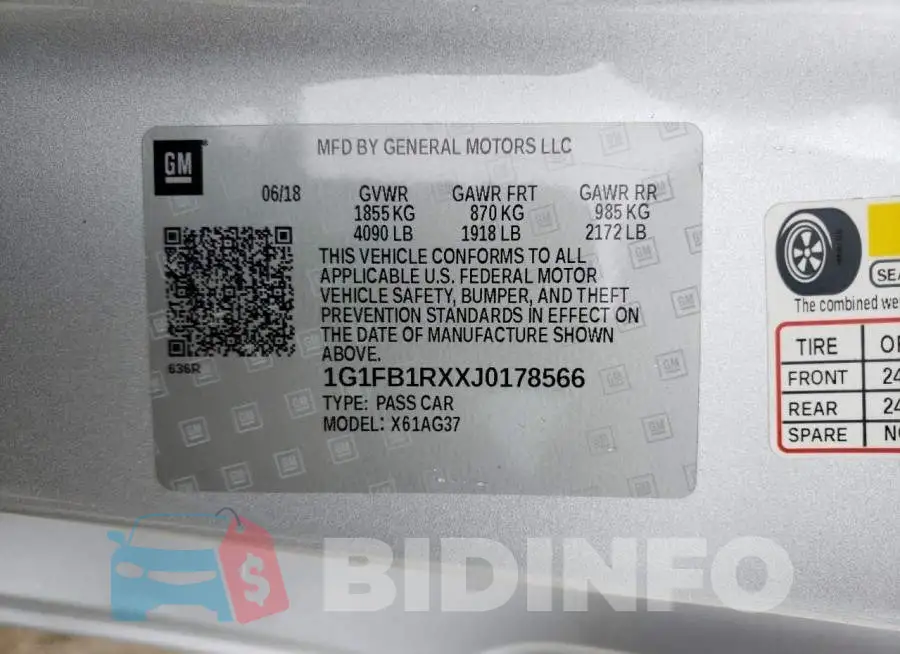 1G1FB1RXXJ0178566 Photo# 10