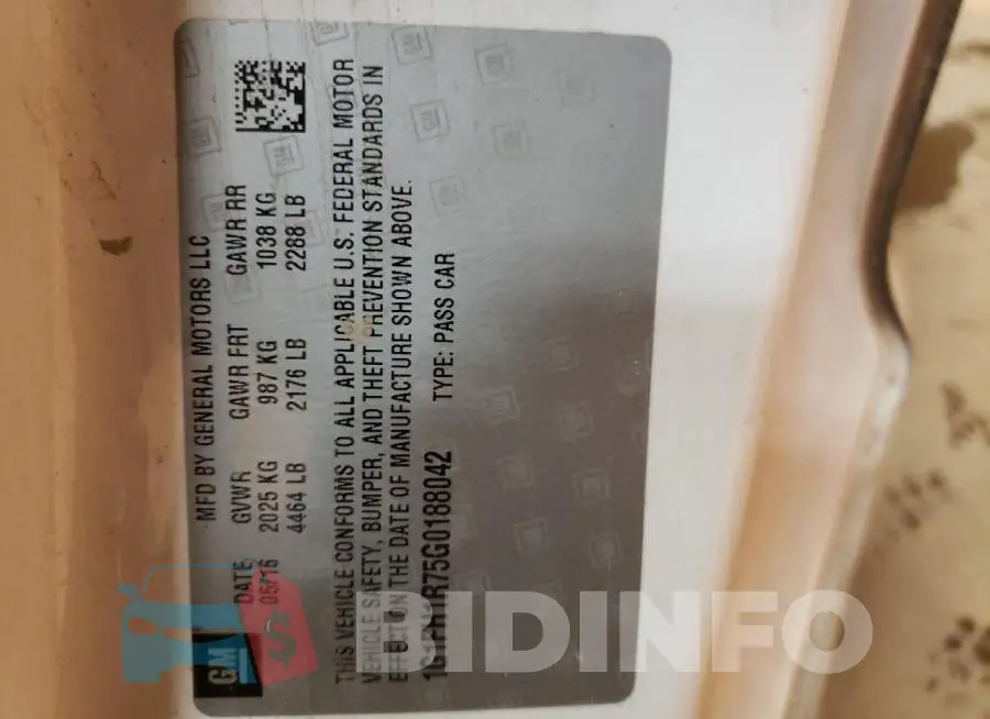 1G1FH1R75G0188042 Photo# 12