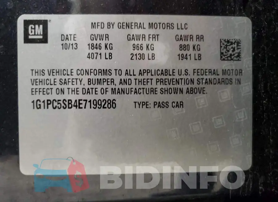 1G1PC5SB4E7199286 Photo# 12
