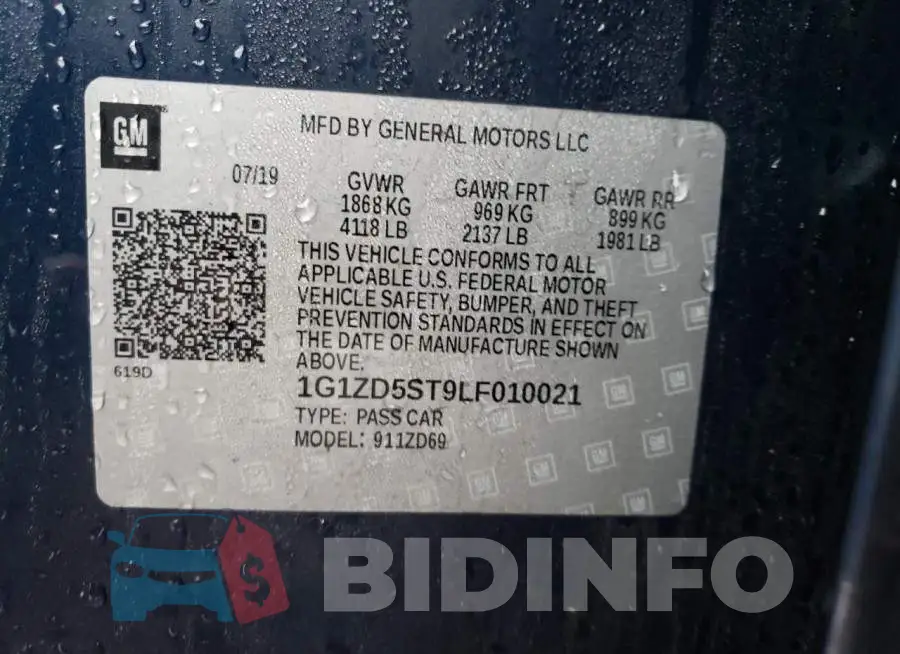 1G1ZD5ST9LF010021 Photo# 12