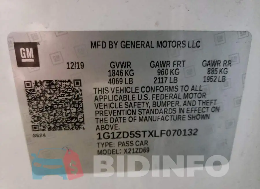 1G1ZD5STXLF070132 Photo# 12