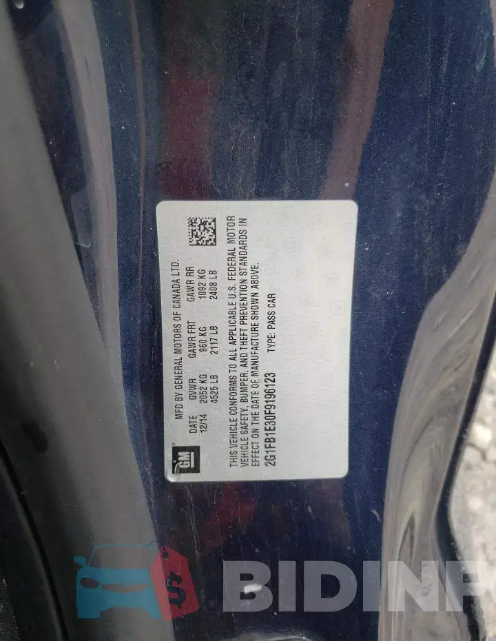 2G1FB1E30F9196123 Photo# 10