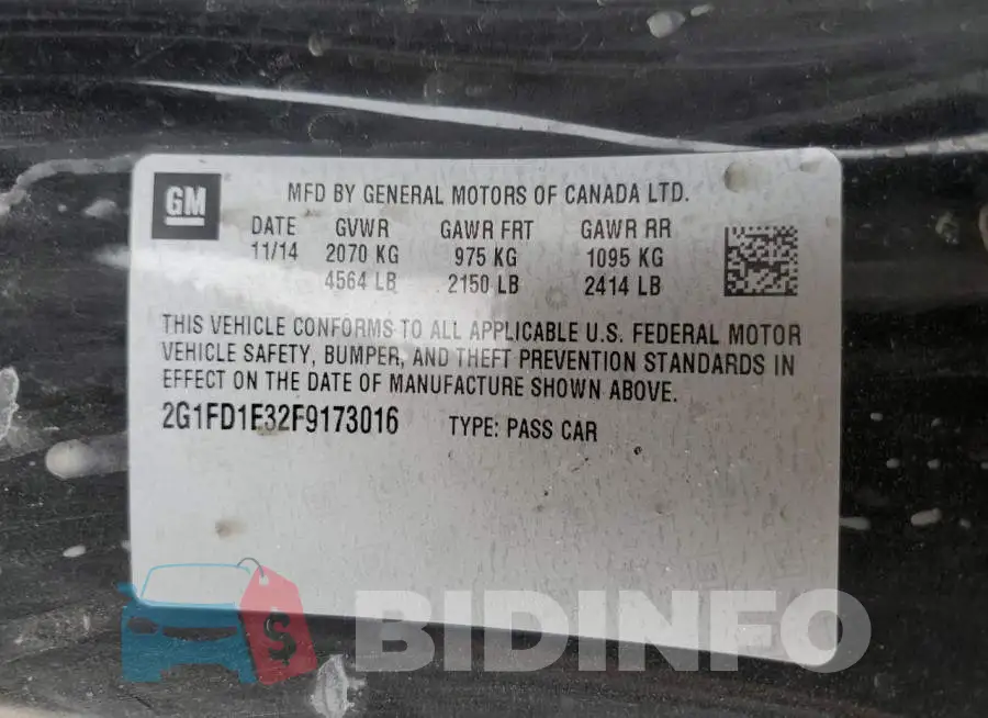 2G1FD1E32F9173016 Photo# 12