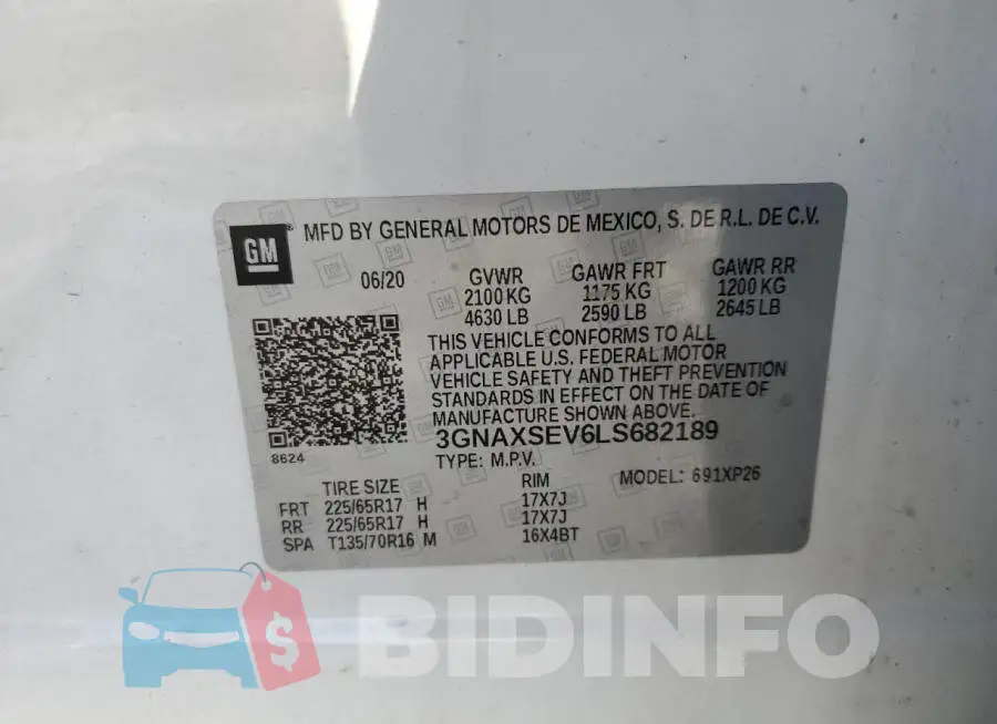 3GNAXSEV6LS682189 Photo# 13