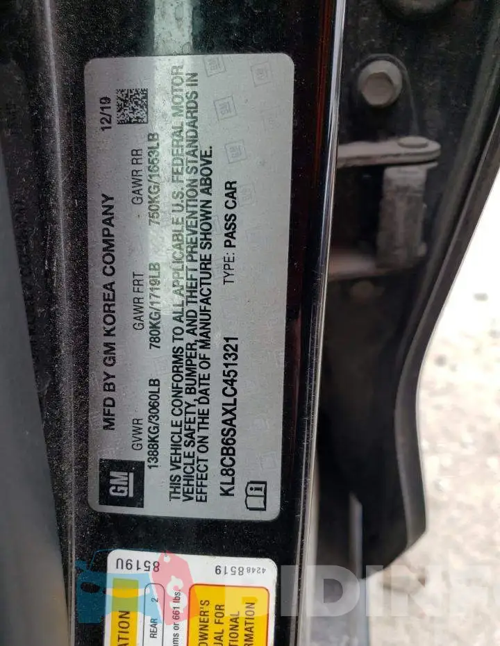 KL8CB6SAXLC451321 Photo# 12