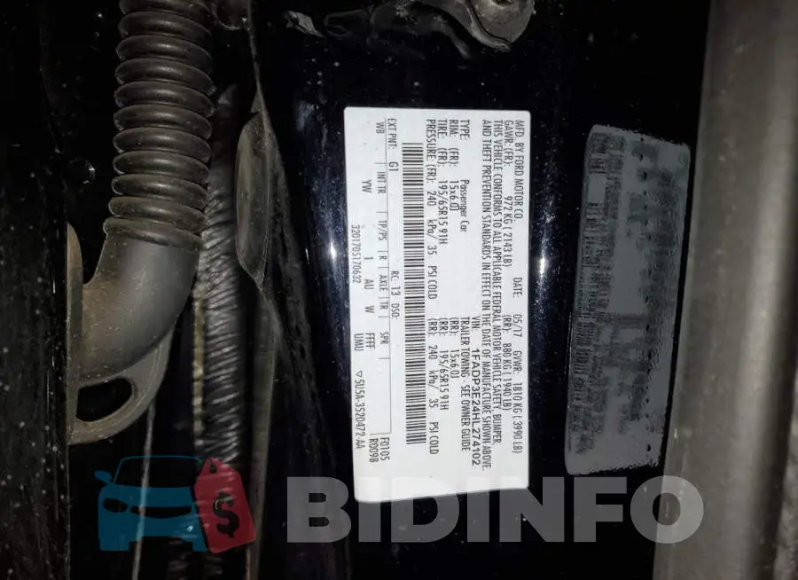 1FADP3E24HL274102 Photo# 13