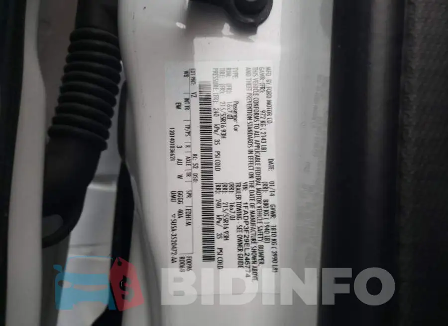 1FADP3F29EL246774 Photo# 12